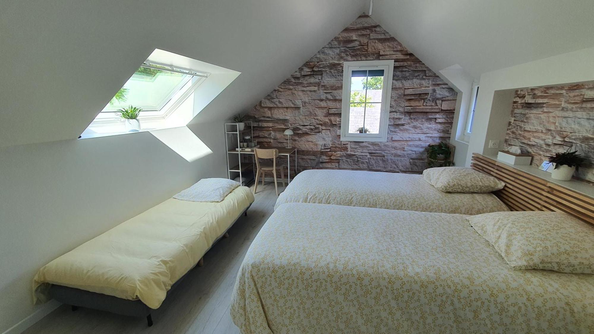Au Fil De L'Eau Bed and Breakfast La Chapelle-Saint-Aubin Rum bild
